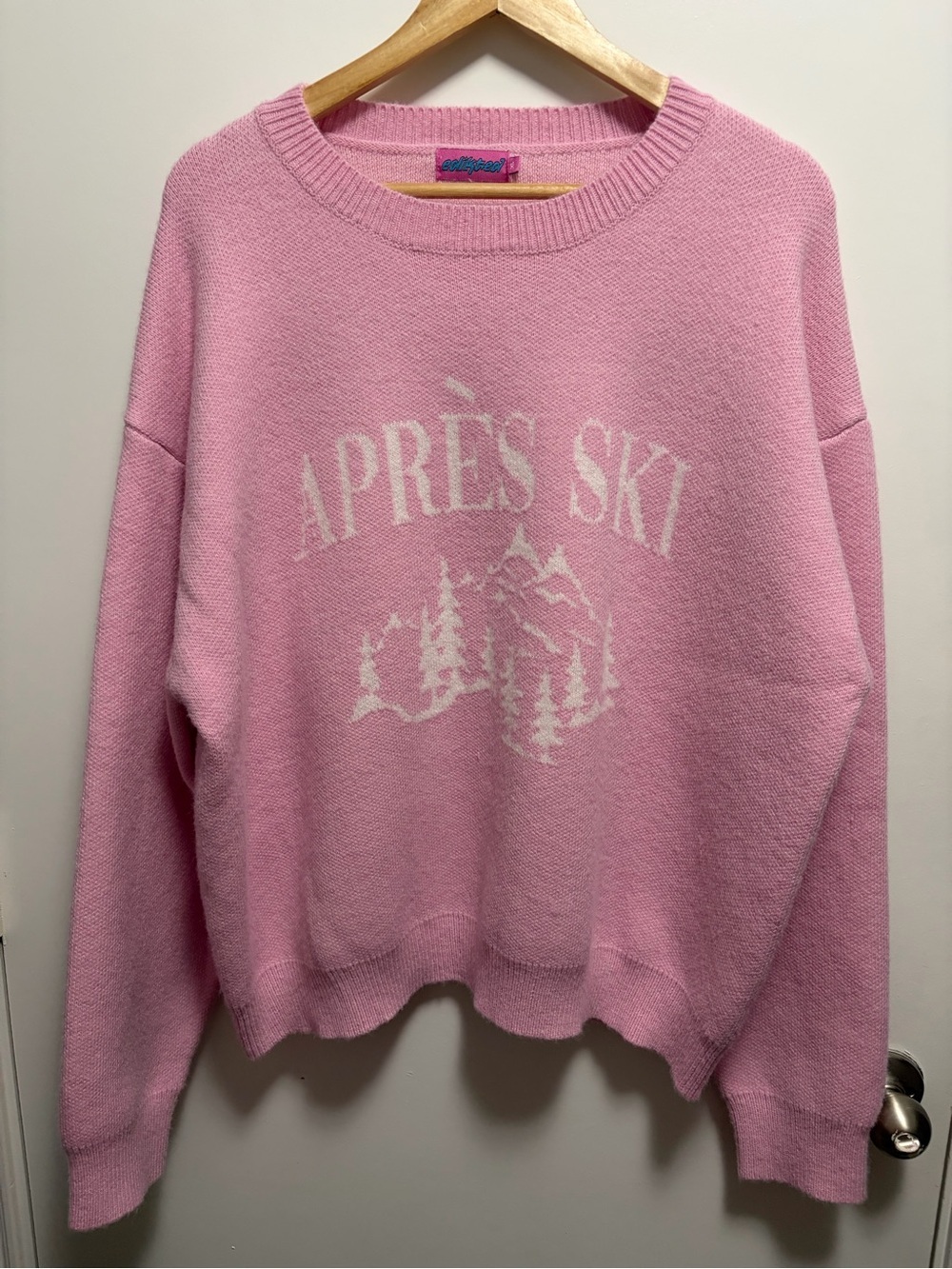 Edikted Après Ski Oversize Sweater Women’s Size XL - Picture 2 of 6